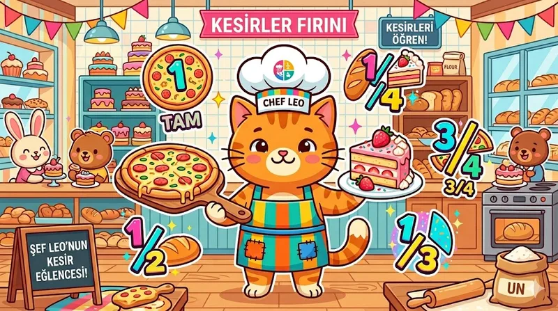 Kesirler Fırını: Bütün, Yarım ve Çeyrek