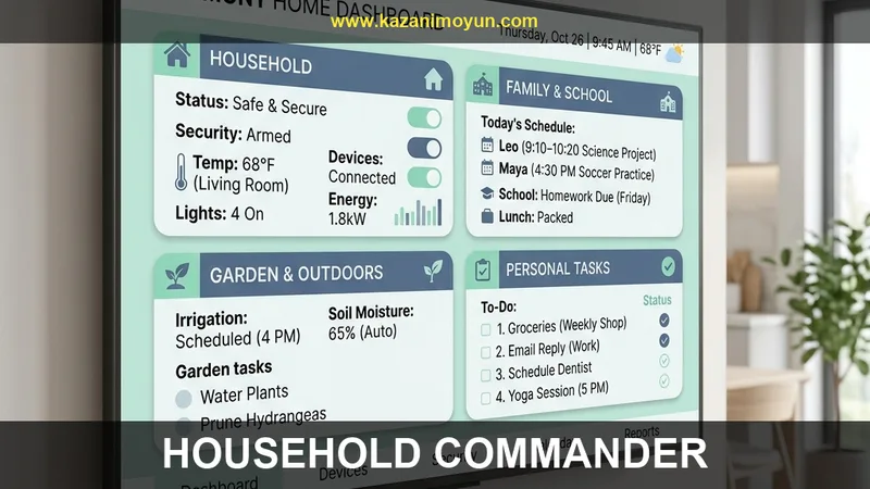 HOUSEHOLD COMMANDER: DUTY BOARD