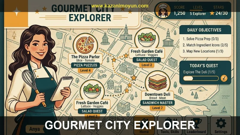 Gourmet City Explorer: Gurme Şehir
