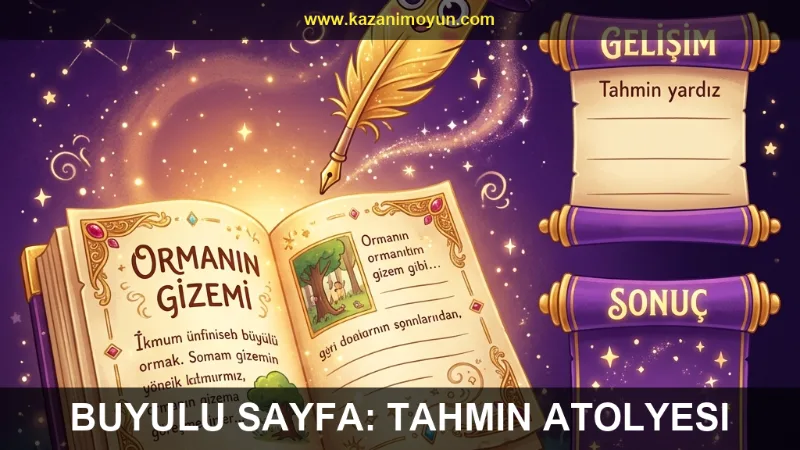 Büyülü Sayfa: Tahmin Atölyesi