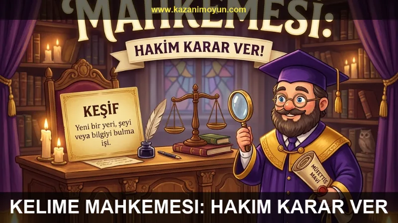 Kelime Mahkemesi: Hakim Karar Ver!