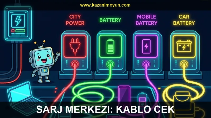 Şarj Merkezi: Kablo Çek