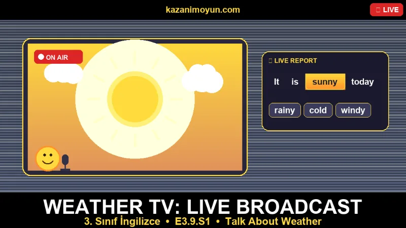 Weather TV: Live Broadcast Studio